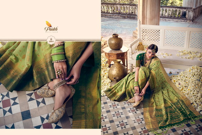 Pankh Ruchi Royal 1 New Designer Fancy Festive Wear Silk Saree Collection